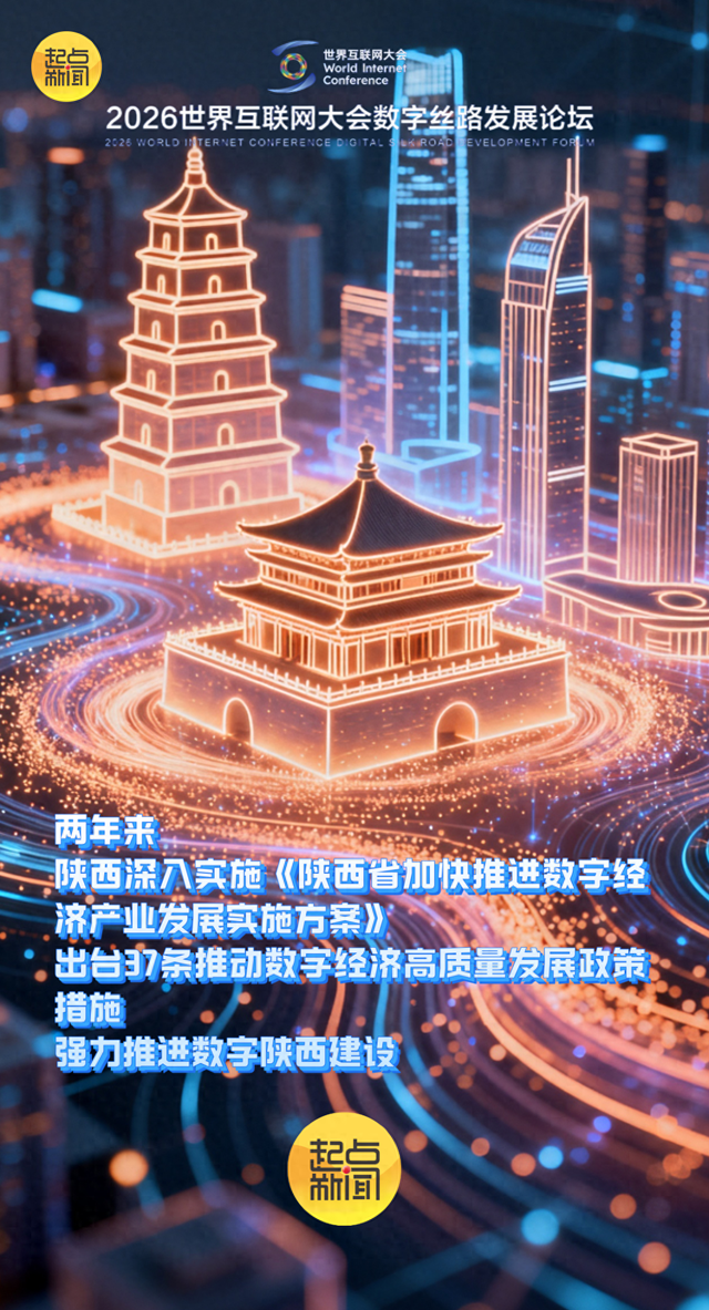 AI海报丨丝路起点再出发 陕西数字丝路建设积厚成势