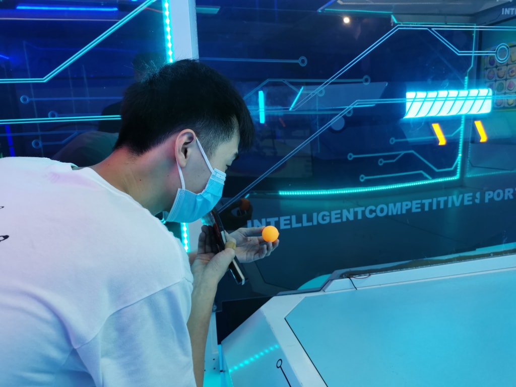 智能模拟乒乓球运动馆一站式服务