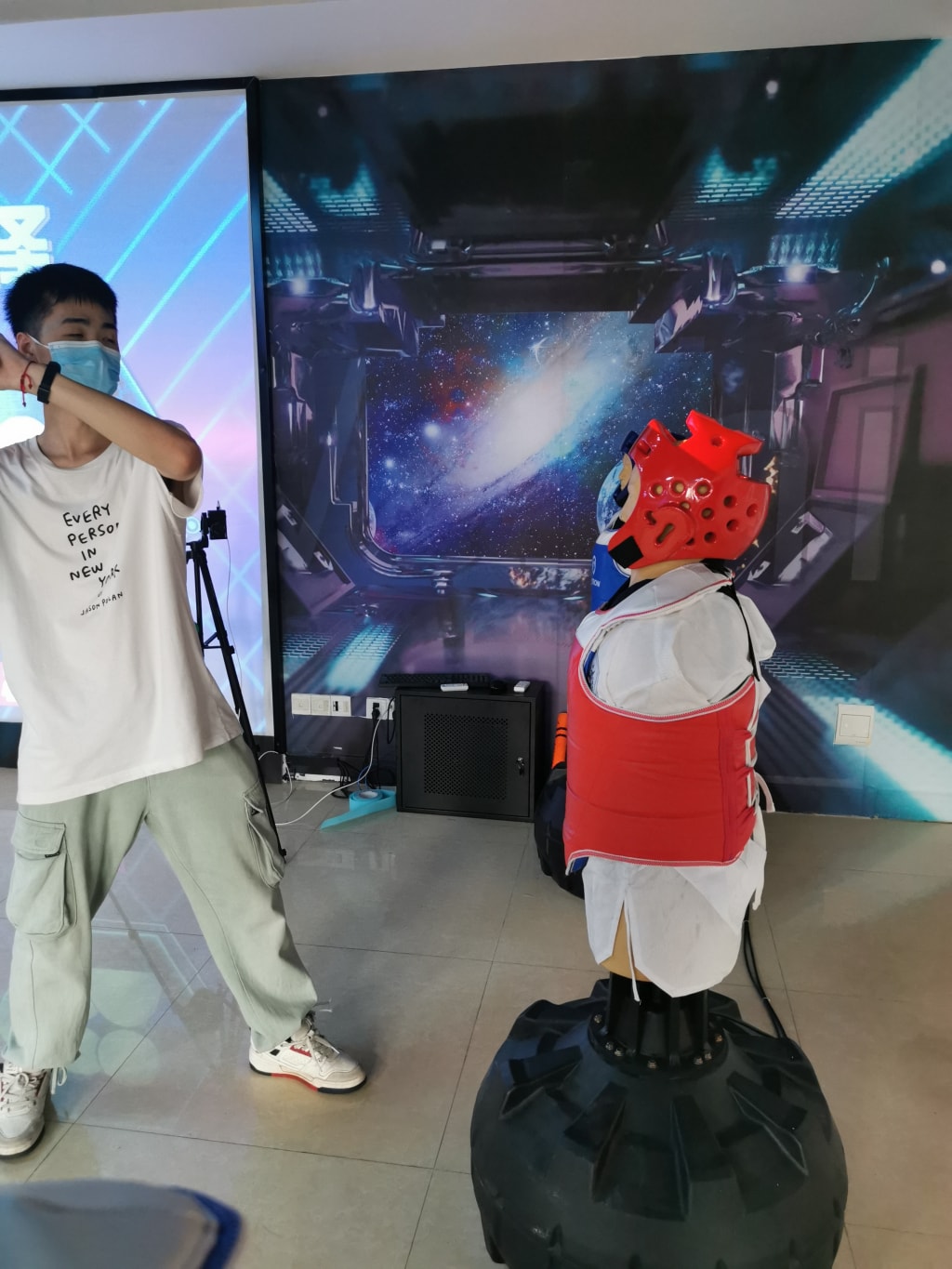 智能模拟拳击运动馆室内