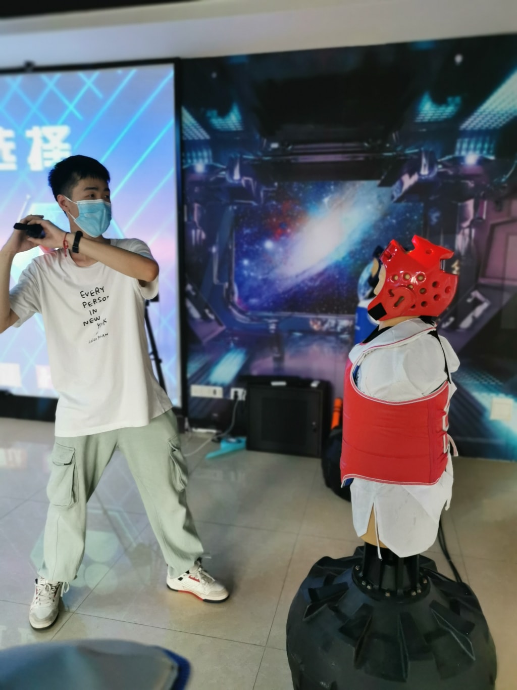 智能模拟拳击体验馆设备